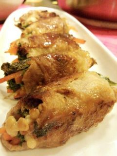 ネギ味噌で豆苗の肉巻き-レシピのメイン写真