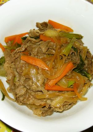 野菜たっぷり牛丼-レシピのメイン写真