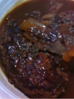 絶品煮込みハンバーグ-レシピのメイン写真