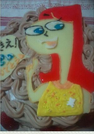 キャンディスお誕生日キャラケーキ-レシピのメイン写真