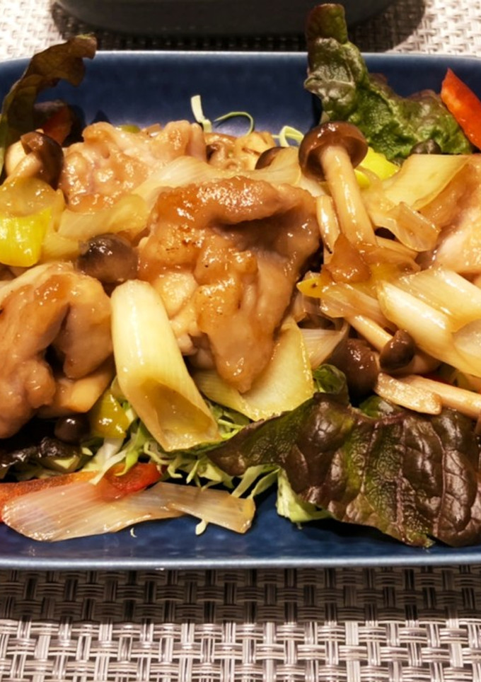 やみつき！簡単！！鶏ネギポン酢炒め-レシピのメイン写真