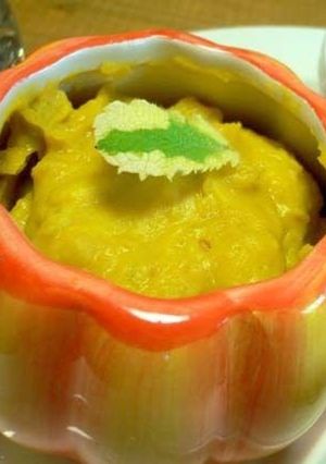 かぼちゃと豆腐のプリン風　離乳中期にも-レシピのメイン写真