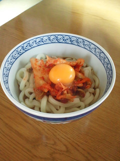 手抜きキムチうどん-レシピのメイン写真