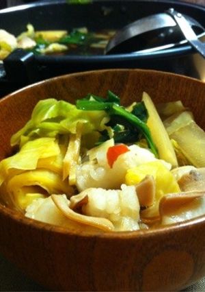 2人分のもつ鍋〜〆はとろろ雑炊〜-レシピのメイン写真