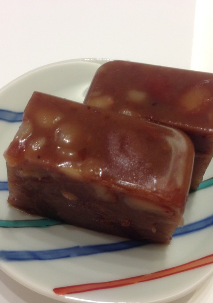 崩れ煮豆のリメイク水羊羹-レシピのメイン写真