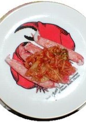 かに風味蒲鉾のキムチのせ-レシピのメイン写真
