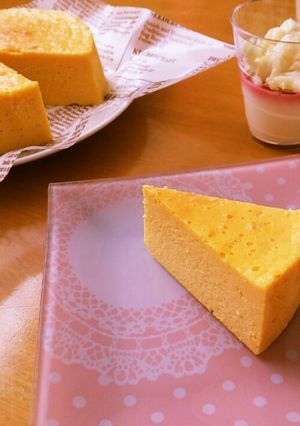 ミキサーで簡単！パンプキンチーズケーキ-レシピのメイン写真