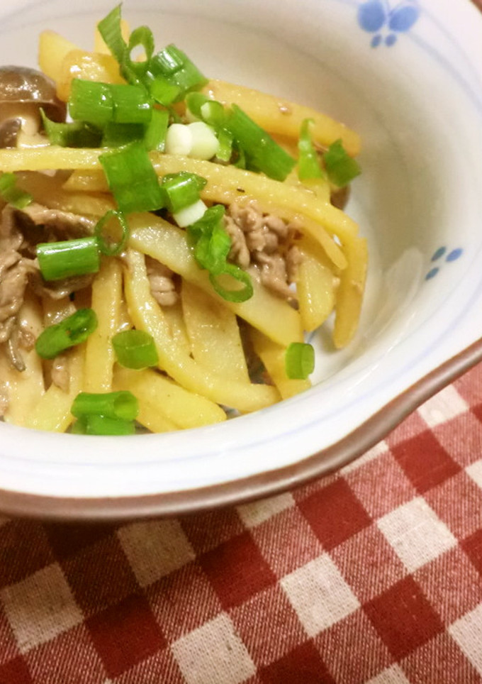 牛肉とじゃがいものマヨぽんっ！炒め-レシピのメイン写真