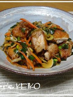 鶏のから揚げ香味ソースがけ-レシピのメイン写真