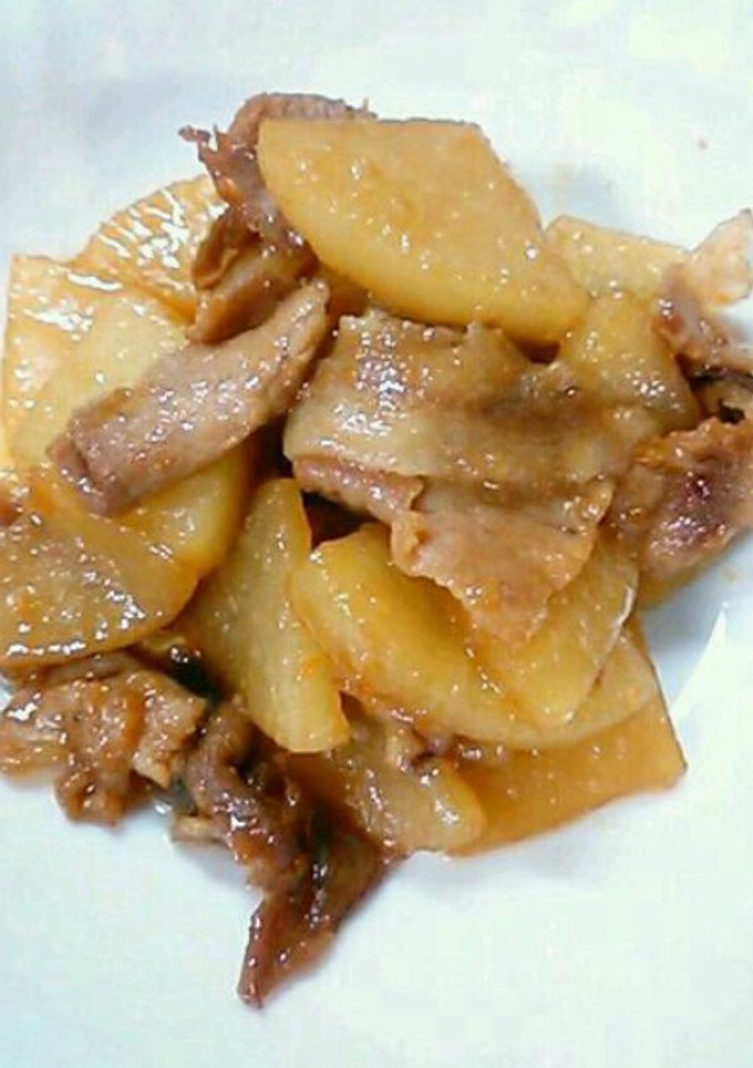 豚こま肉と大根の炒め煮-レシピのメイン写真