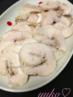鶏胸肉のしっとり塩麹ハム♪-レシピのメイン写真
