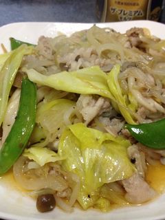 余り物の野菜で♪塩だれ野菜炒め-レシピのメイン写真
