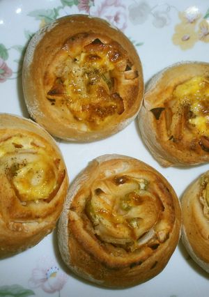 セロリとハムのパン-レシピのメイン写真
