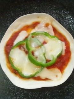 餃子の皮でパリパリプチピザ-レシピのメイン写真