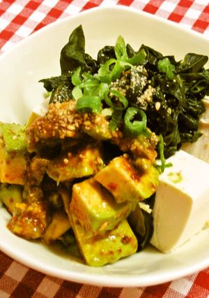 ピリ辛アボカド冷奴-レシピのメイン写真