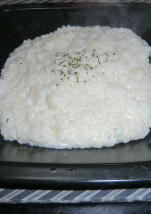 簡単にんにくと牛乳リゾット-レシピのメイン写真