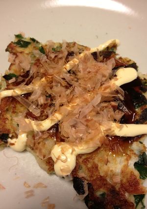 大和芋、ニラ、ツナのお好み焼き風-レシピのメイン写真