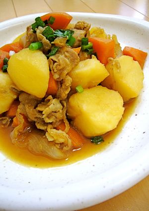ごま油が香ばしい♡豚こま☆簡単♪肉じゃが-レシピのメイン写真