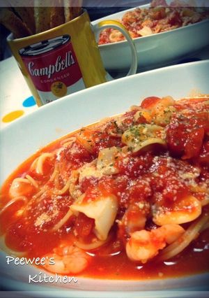 シーフード★トマトスープパスタ-レシピのメイン写真