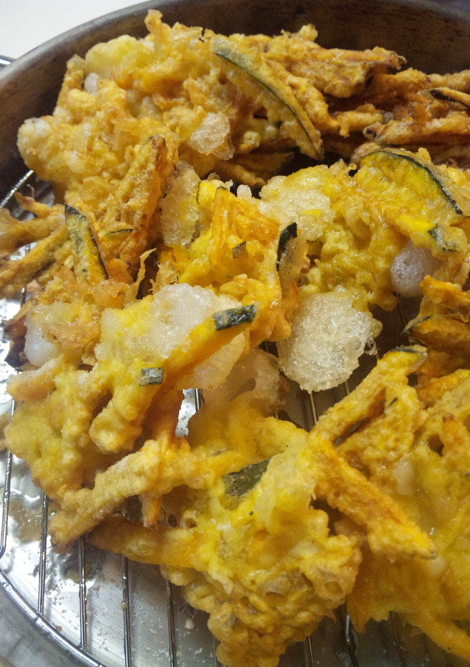 もちとかぼちゃのかき揚げ-レシピのメイン写真