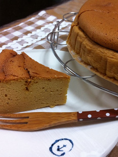 *キャラメルスフレチーズケーキ*-レシピのメイン写真