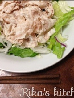固くならない簡単冷しゃぶ-レシピのメイン写真