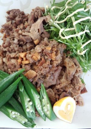 豚肉のニンニク醤油漬けごま油炒め★-レシピのメイン写真