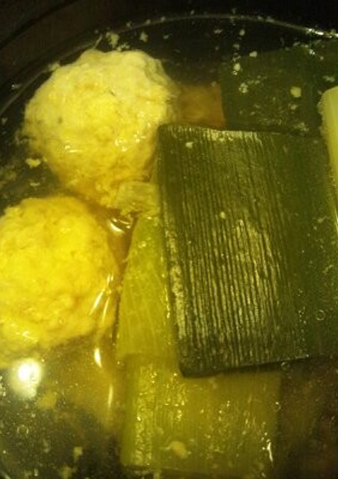 鶏だんごと長ねぎのスープ-レシピのメイン写真