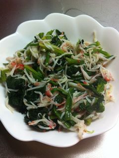 かにとほうれん草の和え物-レシピのメイン写真