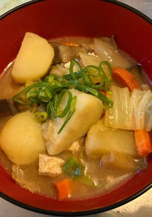 高野豆腐の豚汁-レシピのメイン写真