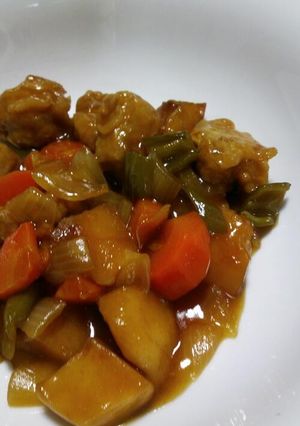 子供パクパク☆野菜たっぷり酢豚-レシピのメイン写真