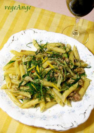 フェンネルとサバ缶の春パスタ-レシピのメイン写真