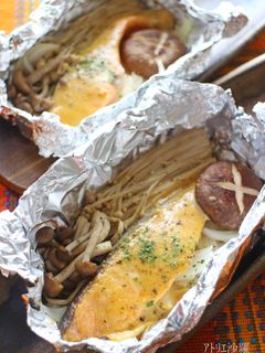 生鮭&きのこホイル焼き✿味噌マヨネーズ✿-レシピのメイン写真