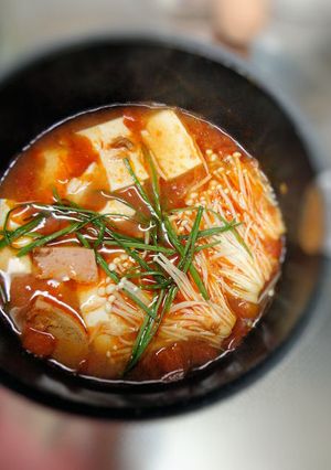 シーチキンキムチのスンドゥブ風-レシピのメイン写真