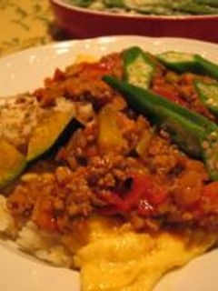 夏野菜いろいろオムカレー-レシピのメイン写真