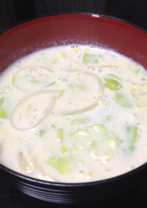 豆乳コーンスープ-レシピのメイン写真