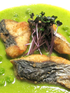さわらのから揚げ,緑のソース-レシピのメイン写真
