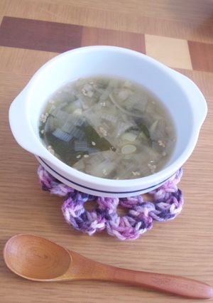 風邪や冷えに☆ダシダの簡単韓国風スープ-レシピのメイン写真