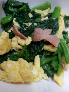 ほうれん草の炒め物-レシピのメイン写真