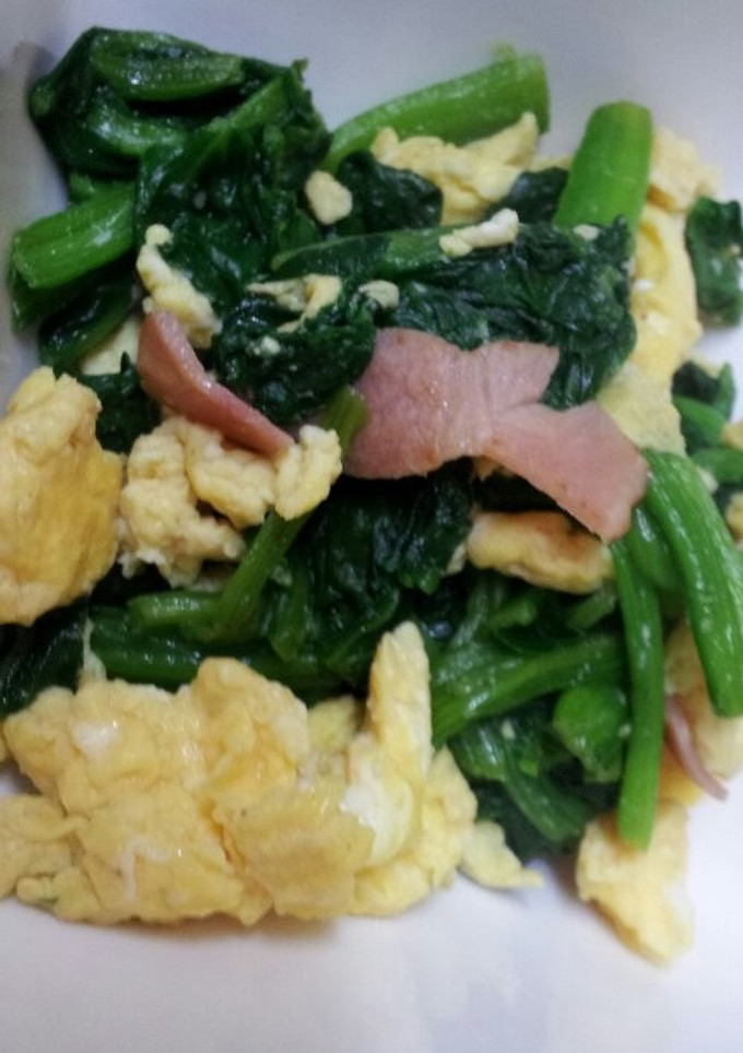 ほうれん草の炒め物-レシピのメイン写真