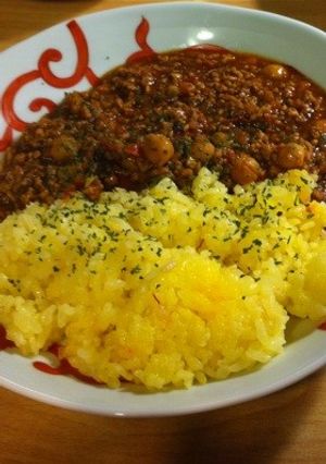 赤ピーマンとひよこ豆のキーマカレー-レシピのメイン写真