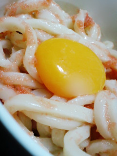 たらことバターのかまたまうどん-レシピのメイン写真