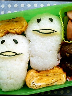キャラ弁 白なめこ-レシピのメイン写真