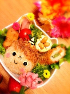 キャラ弁☆節分鬼さん弁当-レシピのメイン写真