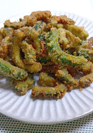 やみつきおやつ✨ゴーヤの甘辛唐揚げ-レシピのメイン写真