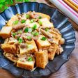 味染みウマぁ~!厚揚げきのこと豚こまのすき煮