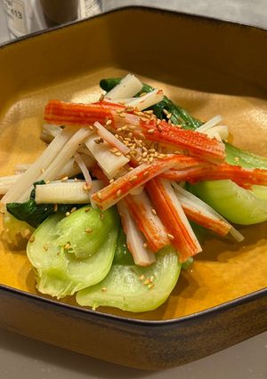青梗菜の温サラダ-レシピのメイン写真