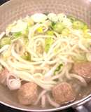 【野菜ソムリエ】九条ねぎのごまだれうどん