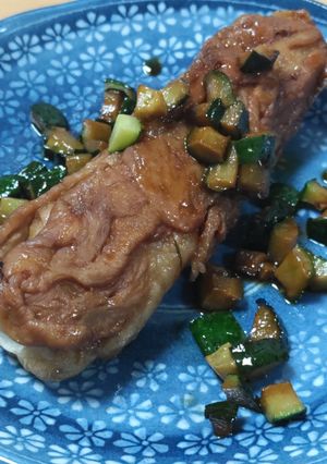 焼き竹輪の豚こま蒲焼き-レシピのメイン写真