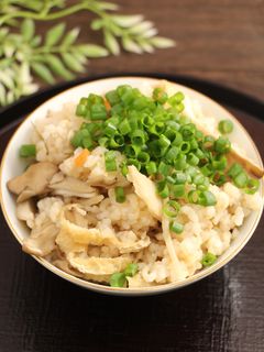 レンジで簡単!舞茸ごはん(まぜご飯)-レシピのメイン写真